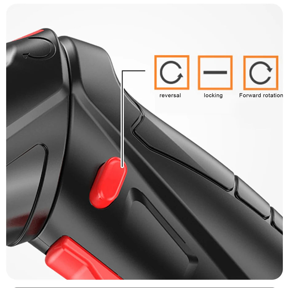 electric screw driver Mini Household Electric Drill Rotated Cordless Screwdriver  Power Tools Household Maintenance Repair
