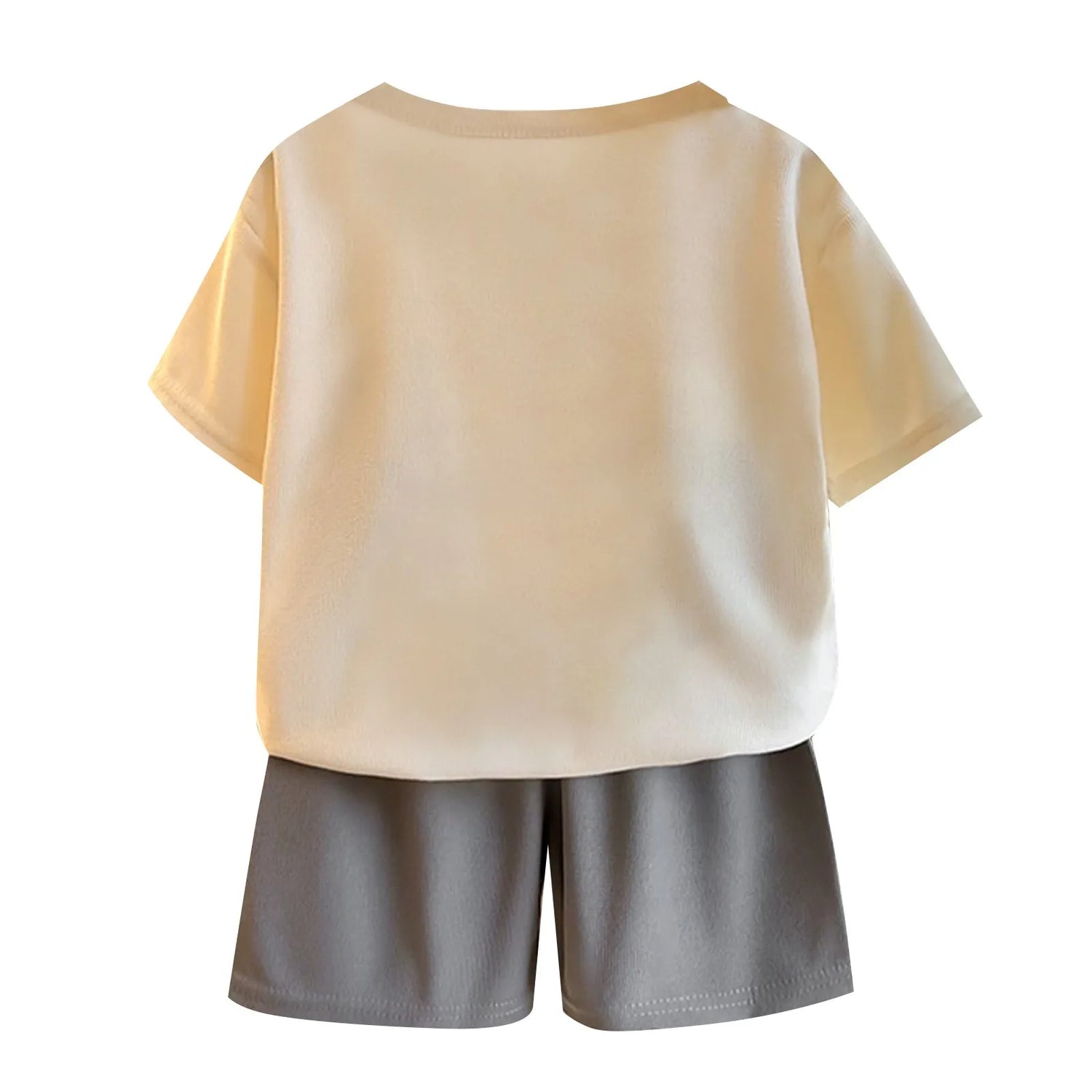 Boys Girls Cartoon Clothing Set Toddler Essentials Breathable Short Sleeve T-shirt Summer Outfit Soft Casual Loose Kids Shorts