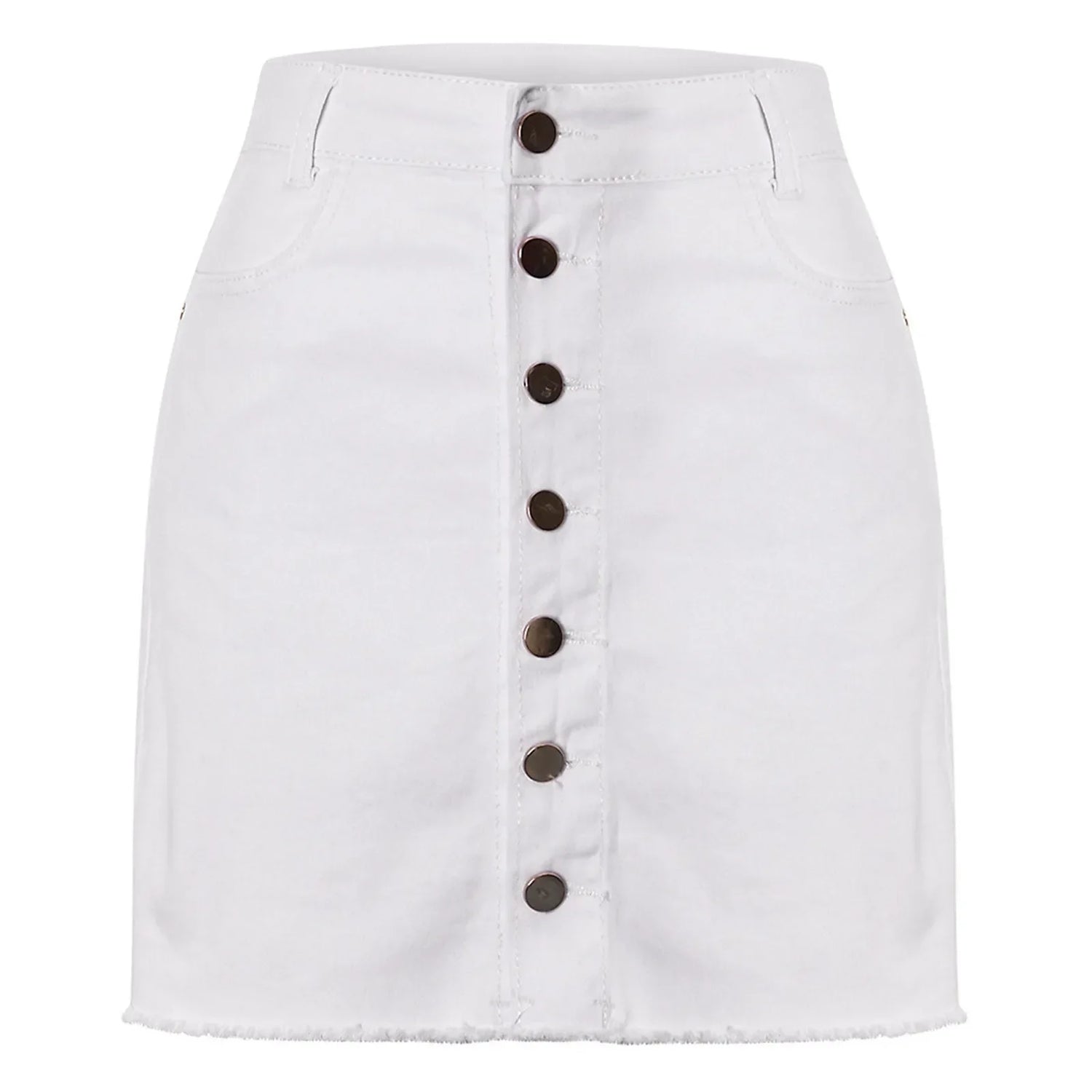 Jeans Skirt Women Shorts Comfortable Soft Breathable Denim Short Skirts Elastic Fashionable Hip Skirt Ruffle Table Skirt Female