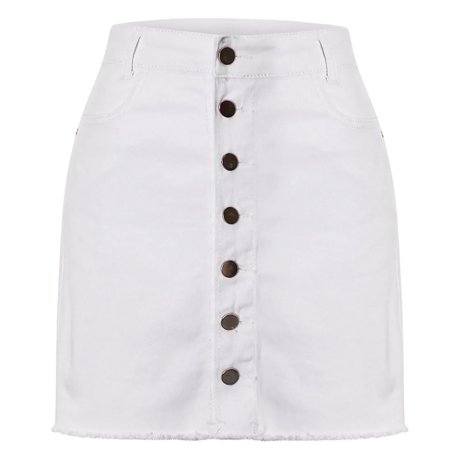 Jeans Skirt Women Shorts Comfortable Soft Breathable Denim Short Skirts Elastic Fashionable Hip Skirt Ruffle Table Skirt Female