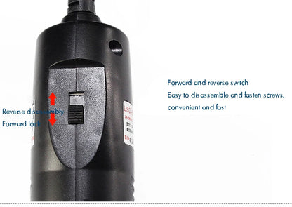 Electric Screw driver with Power Adapter, 800, 801, 802, 1/4 Interface, Adjustable Torque Power Screwdriver Screw Bit Gun