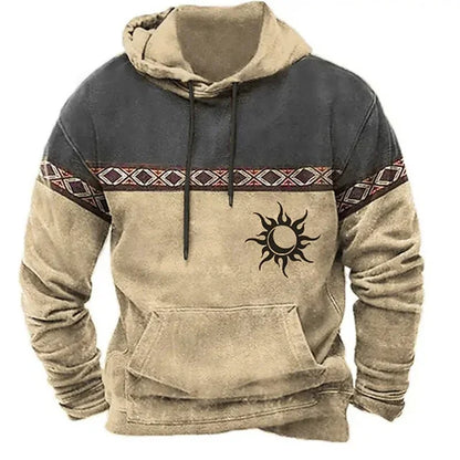 Hoodies For Men Y2k Golf Camping Casual cowboy Long Sleeve Autumn Fashion Sweatshirts 3d Printed Hooded Holiday Loose Oversized