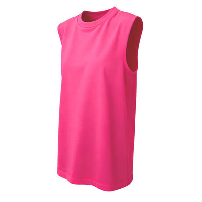 Womens Clothing Sleeveless T-shirt Summer Loose Fit Vest O-Neck Tank Top Comfortable Skin-Friendly Flattering For Everyday Style