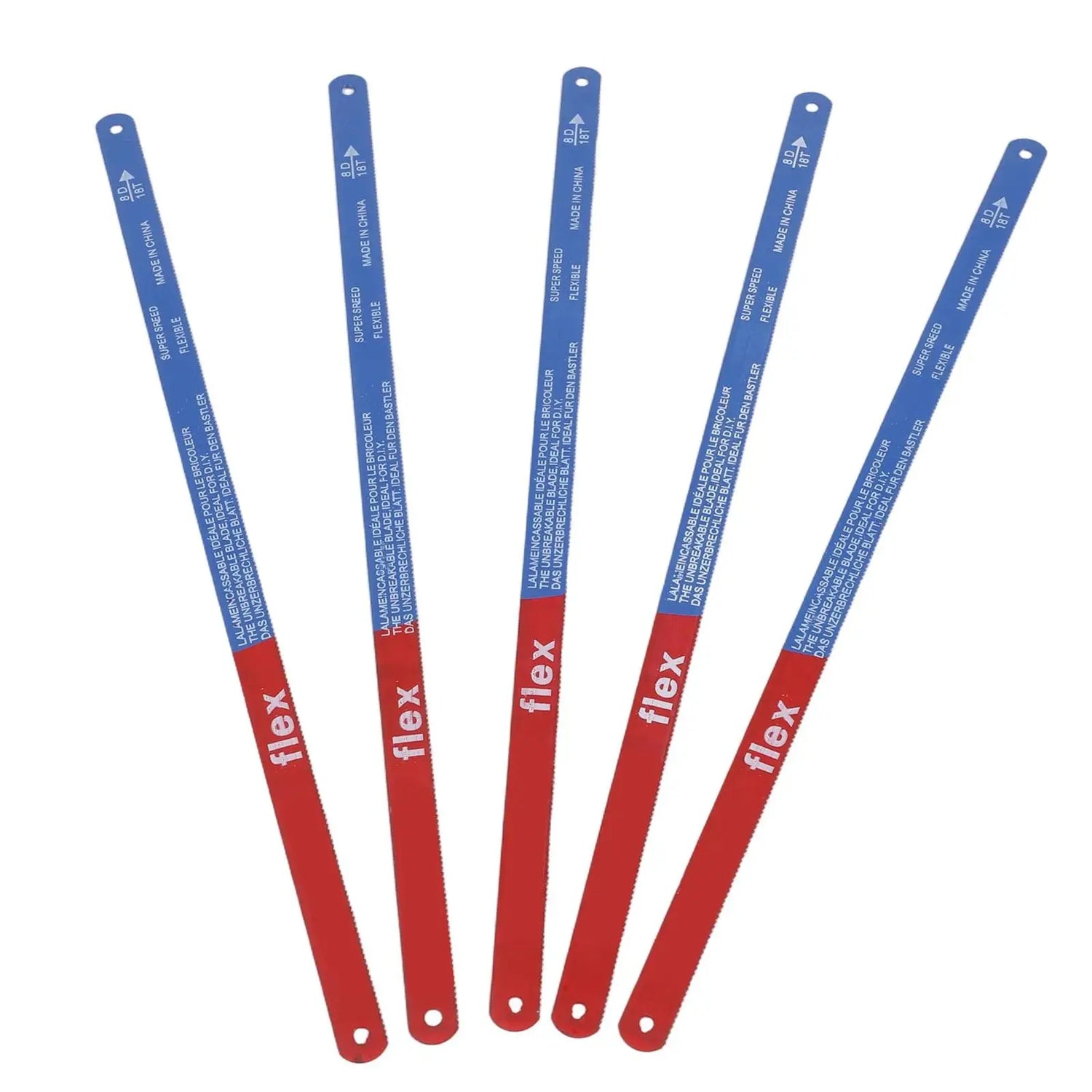 5PCS Hacksaw Blade 300mm M 35 Steel Hand Saw Blades For Blades 14T/18T/24T Bi-Metal For Meat Wood Cut For PVC Pipe Cutting