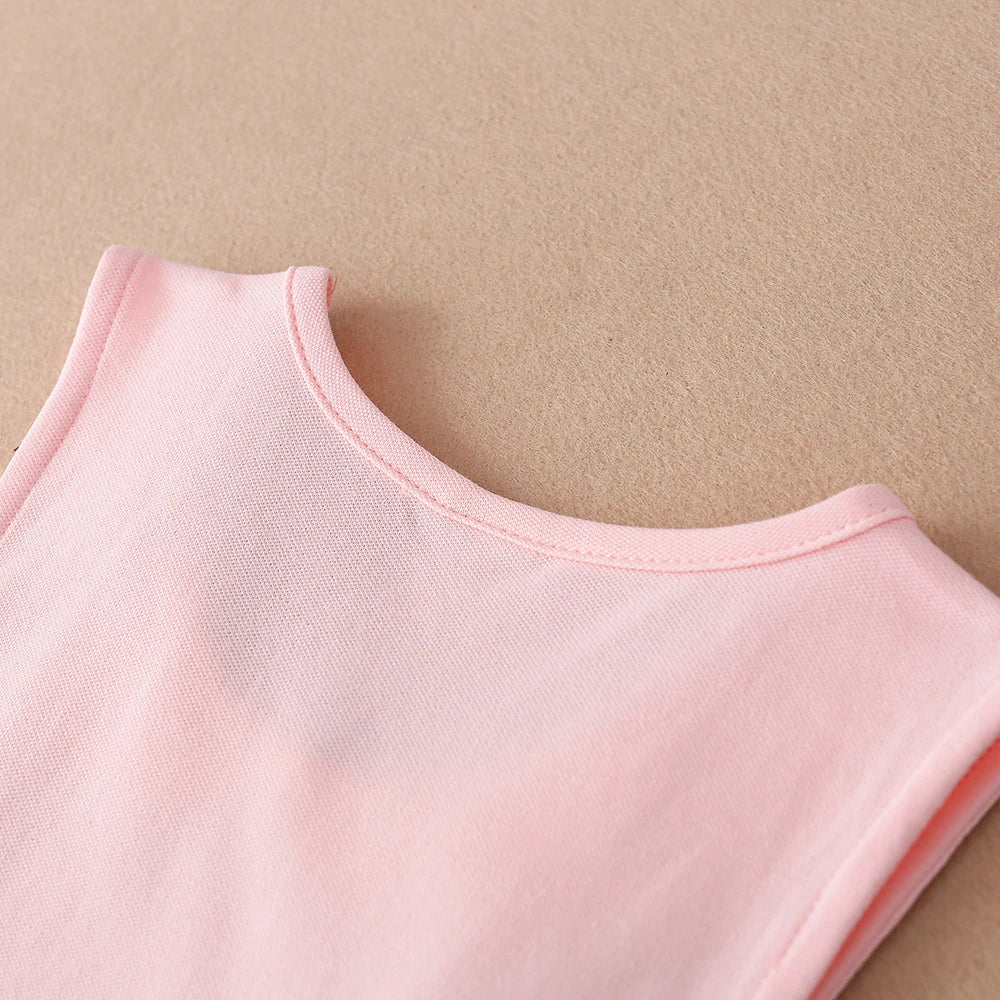 Kids Dresses for Girls Clothes Cotton Summer Dresses for 5 6 7 8 9 10 11 12 Years Casual Sleeveless Children&