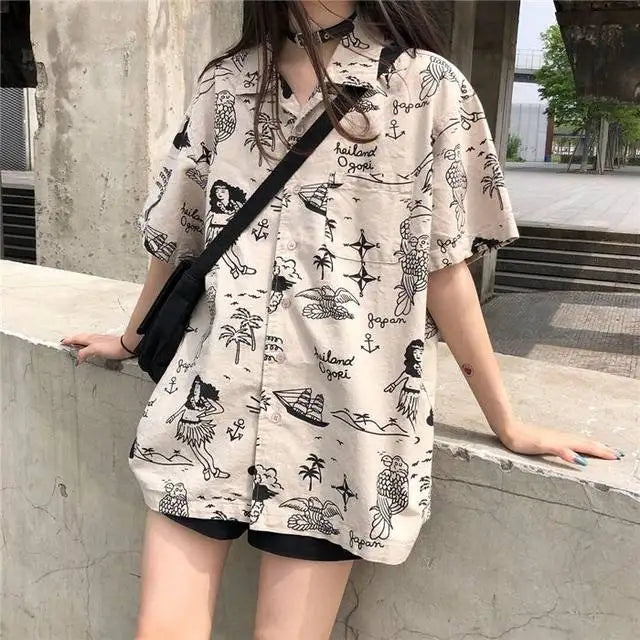 Shirts Women Linen Mandarin Collar Cropped Boxy Fit Tea Ceremony Zen Minimalist Blouse For Meditative Female Calm Daily Outfit