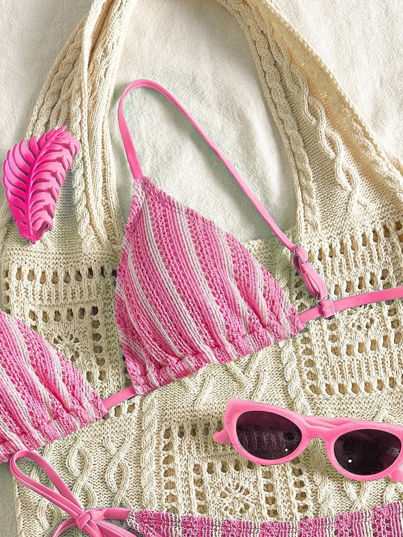 New Ribbed Bikini Swimsuit Female Swimwear Women Two-pieces Bikini Set Bather Bathing Suit Swim Suit Beachwear Купальник Женский