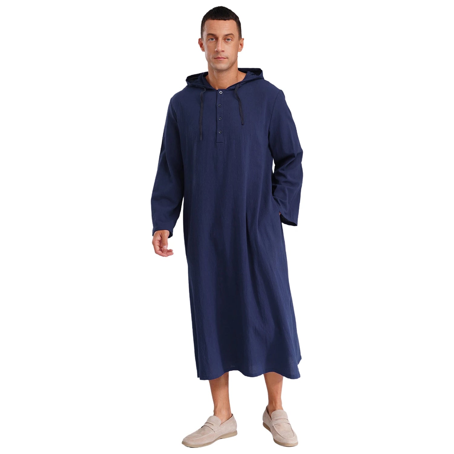 Islamic Kaftan Muslim Jubba Arabic  Thobe Men&