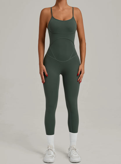 Padded One-Piece Yoga Clothes Sportswear Women&