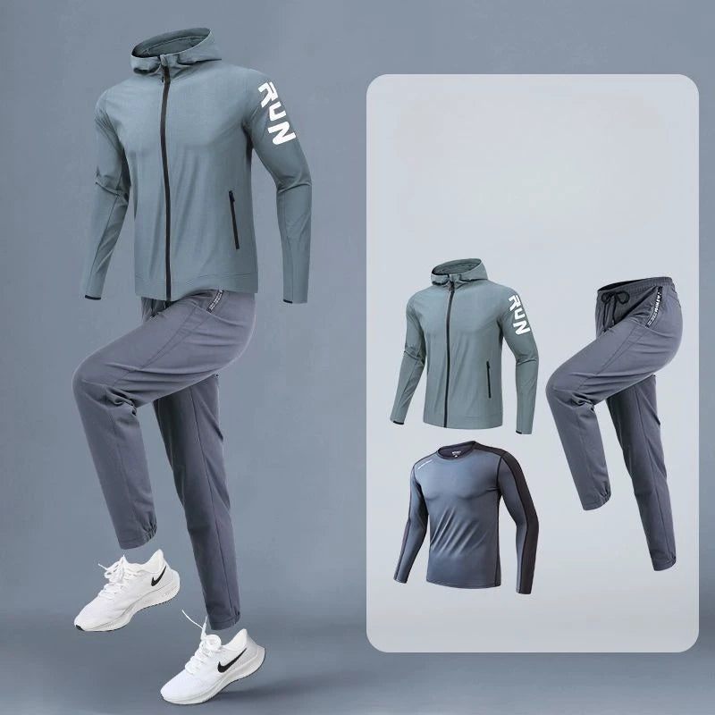 Sportswear Set for Men: Ideal for Running, Cycling, Fitness Training &amp; Gym Exercises - New in Men&