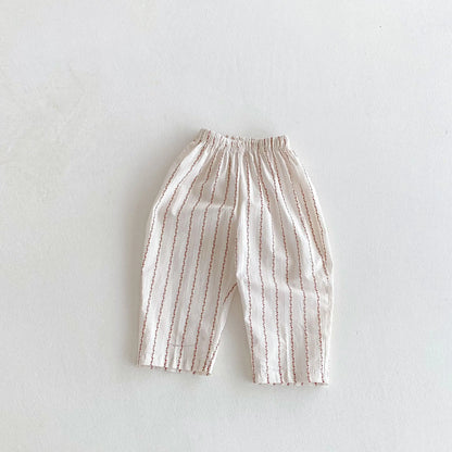 1-6 Year Old Kids Clothing Summer Thin Casual Trousers Fashion Korean Style Children Haren Pants Toddler Costume Child Long Pant