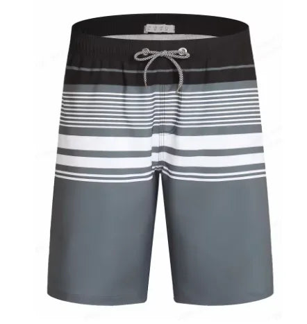 Sea Beach Casual Classic Stripe Beach Shorts For Men Loose Breathable Quick Dry Sport Board Short Summer Fashion New Short Pant