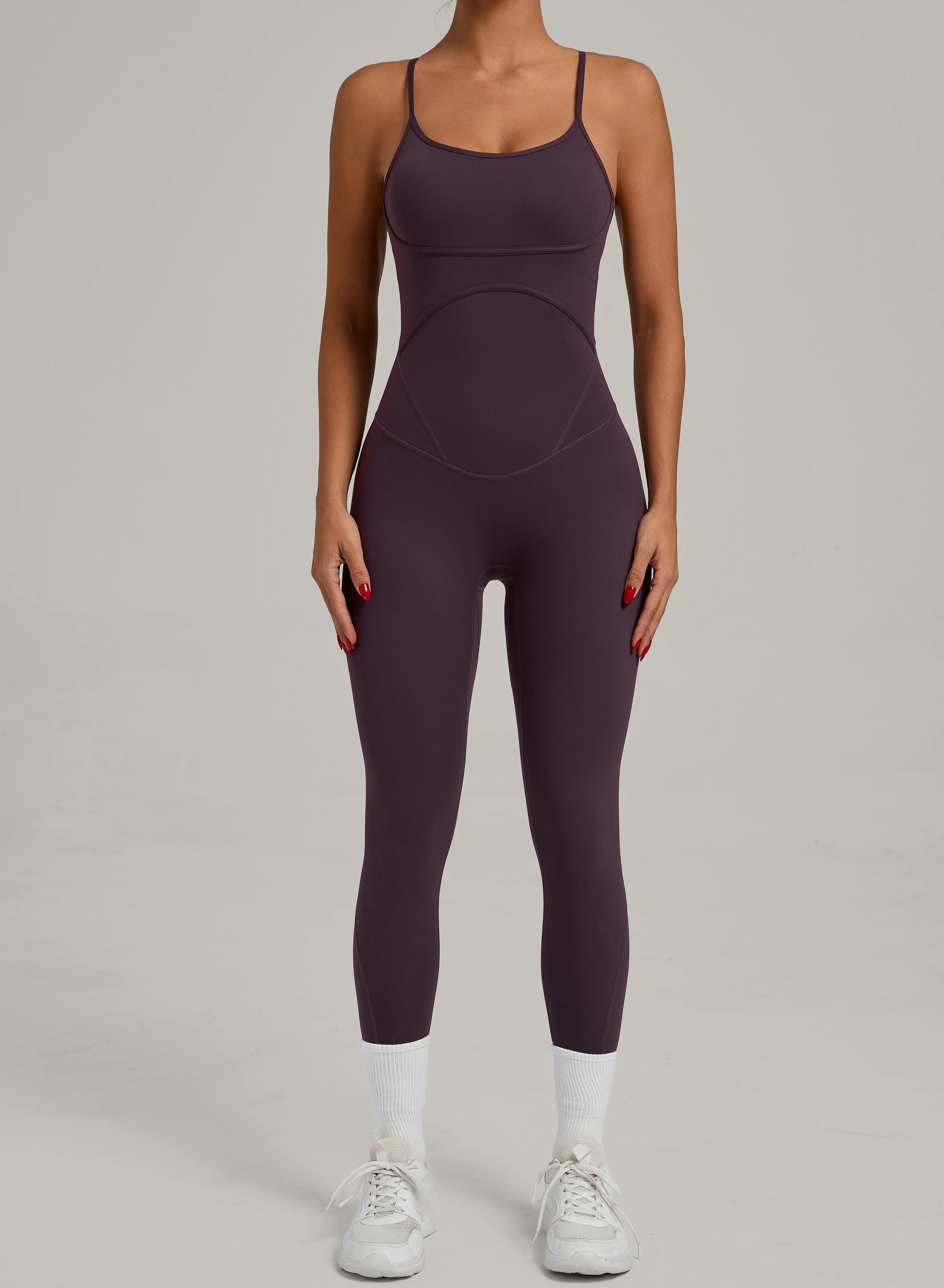 Padded One-Piece Yoga Clothes Sportswear Women&