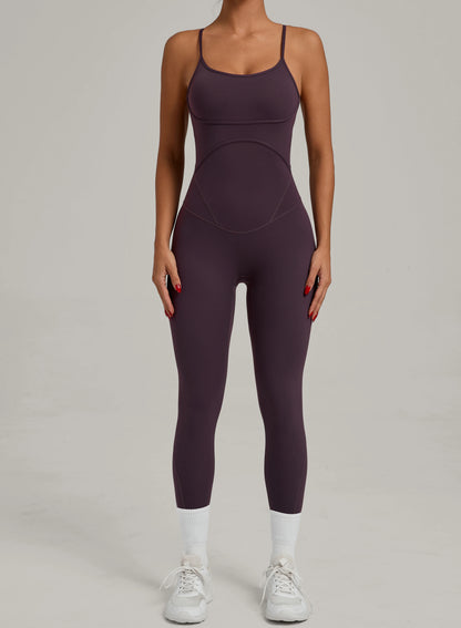 Padded One-Piece Yoga Clothes Sportswear Women&