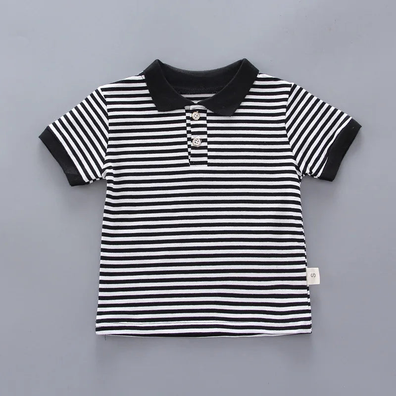 Kids Striped Clothing Sets Boys Girls Short Sleeve T-shirt+Shorts 2Pcs Children Clothes Suits Baby Tracksuit Outfits 1-5 Years