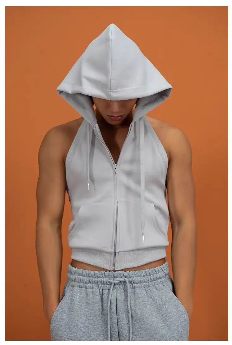 Gym T-shirt Man Sleeveless Sweatshirt Gym Clothing Men Bodybuilding Clothes Men&
