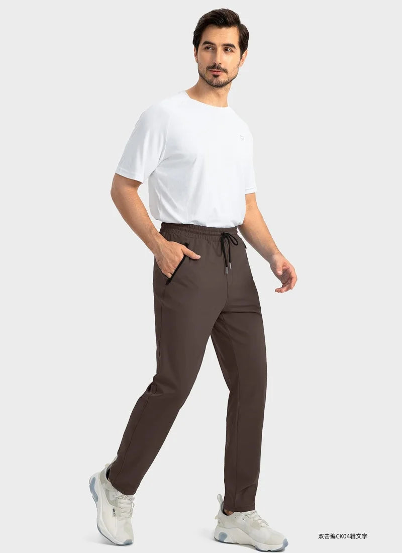 Jogging Sport Pants Sportswear Training Tracksuit Elastic Joggers Workout Athletic Trousers Gym Fitness Running Sweatpants Men