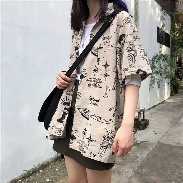 Shirts Women Linen Mandarin Collar Cropped Boxy Fit Tea Ceremony Zen Minimalist Blouse For Meditative Female Calm Daily Outfit