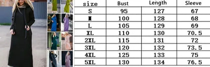 Women Fashion  New Loose Large Knitted Hooded Autumn Winter Long Dress Velvet Hoodie Dress Casual Dress Splicing Warm Dress