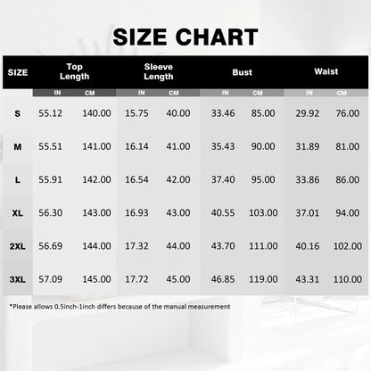 Plus Size Dresses for Women Print Maxi Dresses Flowy 3/4 Sleeve with Belt