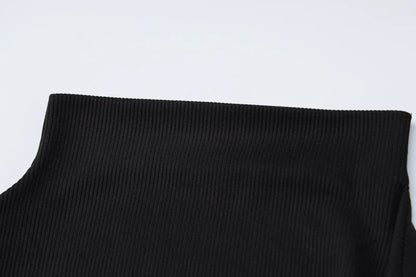 Fall Women Fashion Elegant  Solid Turtleneck Long Sleeve Sexy Bodycon Maxi Prom Dress  Outfit Evening Party Club