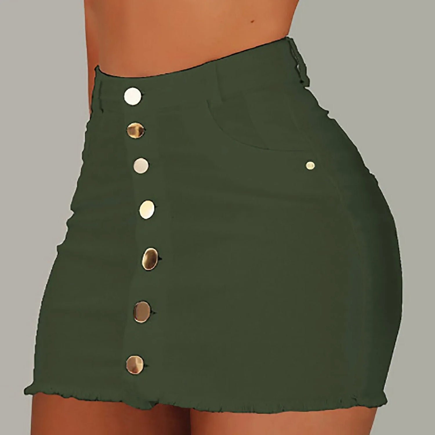 Jeans Skirt Women Shorts Comfortable Soft Breathable Denim Short Skirts Elastic Fashionable Hip Skirt Ruffle Table Skirt Female