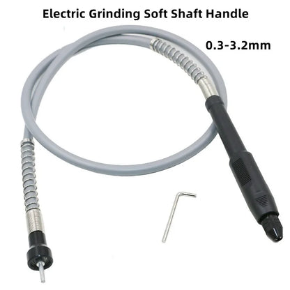 Electric Drill Handle Grinder Flexible Shaft With 0.3-3.2mm Drill Chuck Soft Flex Shaft For Electrical Tools Engraving Polishing