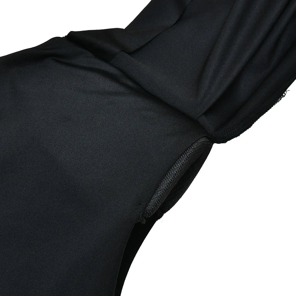 2025 New Fashion High Waist Evening Dress for Women Polyester Fabric Gathered Skirt Tight Fit Gown for Parties And Banquets