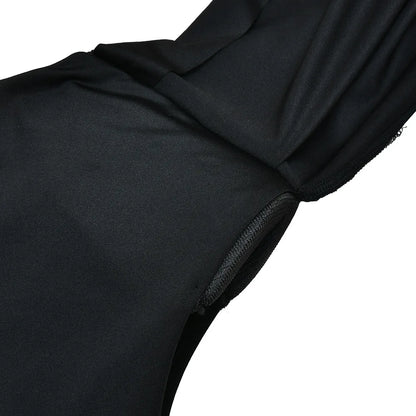 2025 New Fashion High Waist Evening Dress for Women Polyester Fabric Gathered Skirt Tight Fit Gown for Parties And Banquets