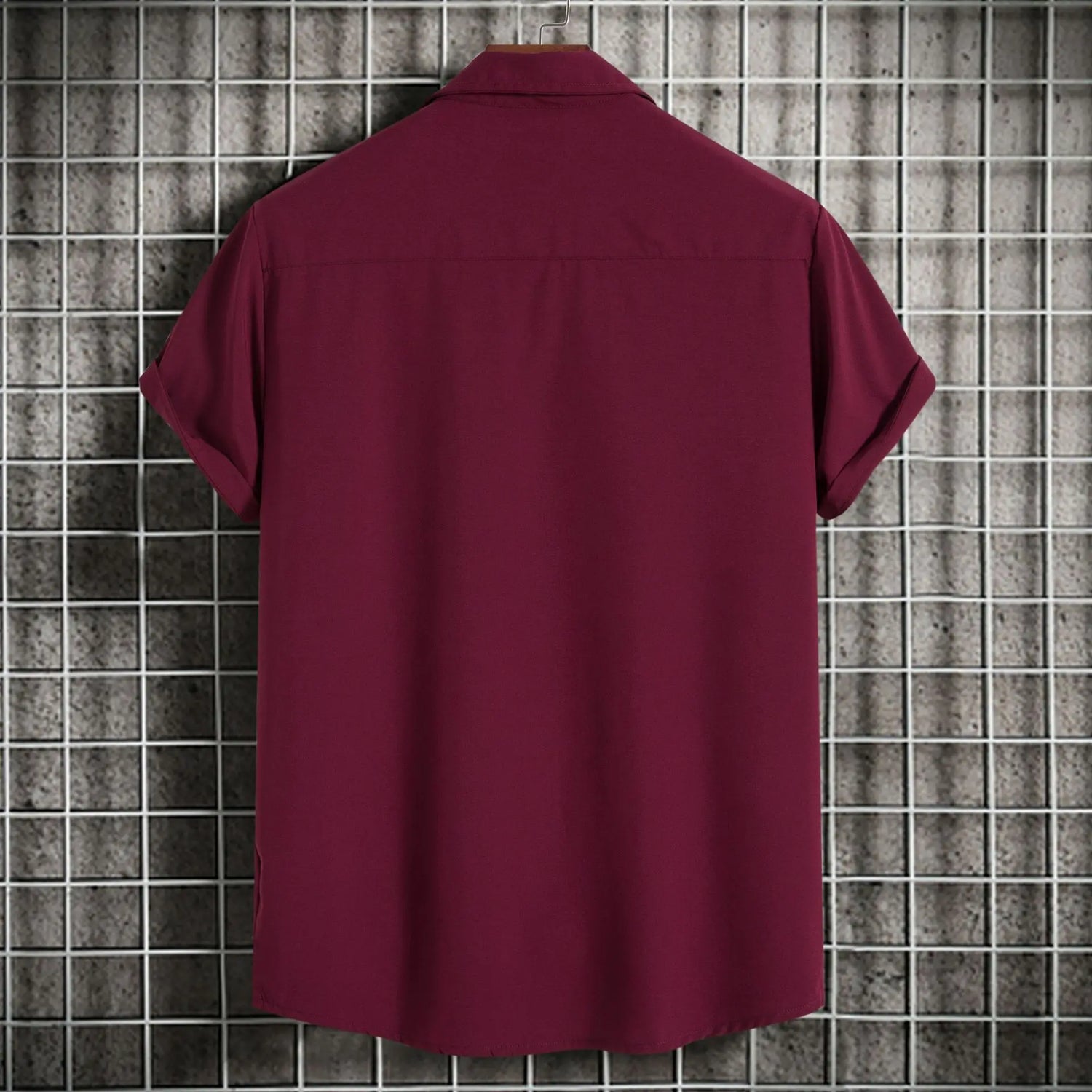 New Short Sleeve Shirts for Men Fashion Solid Casual Lapel Cardigan Tops Men Comfort Single-breasted Blouse Summer Beach Shirts