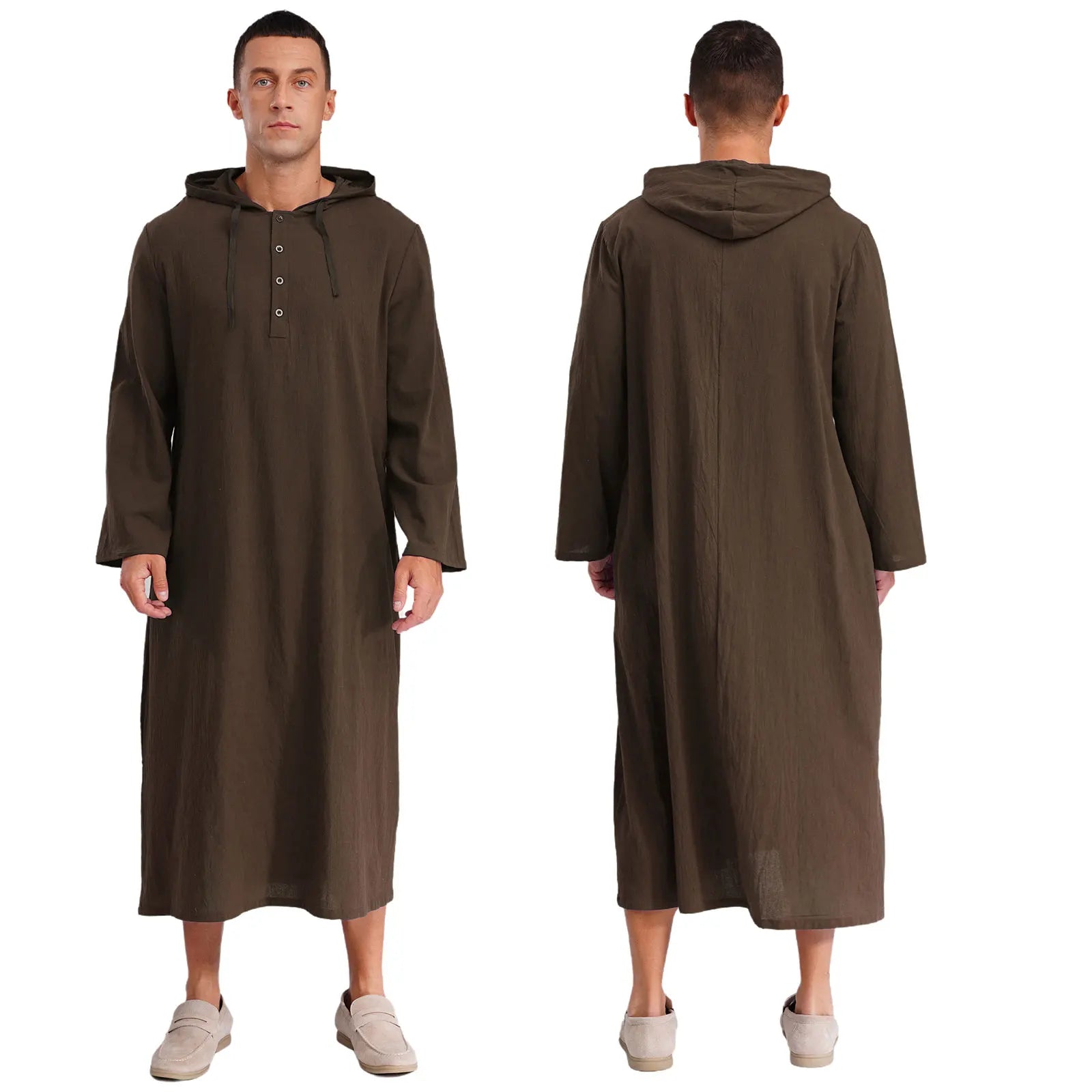 Islamic Kaftan Muslim Jubba Arabic  Thobe Men&