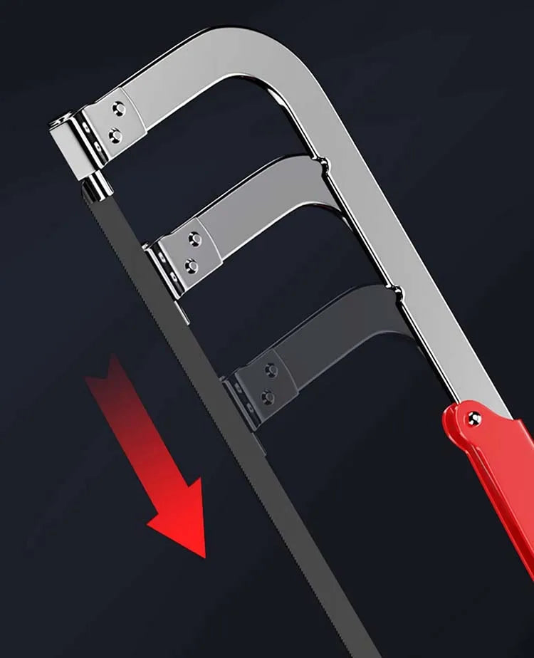 Hacksaw,Adjustable Spacing,Heavy-Duty Handheld Household Saw,Fast Cutting,Manual Tool,for Cutting Metal,Wood,Etc.DELIXI ELECTRIC