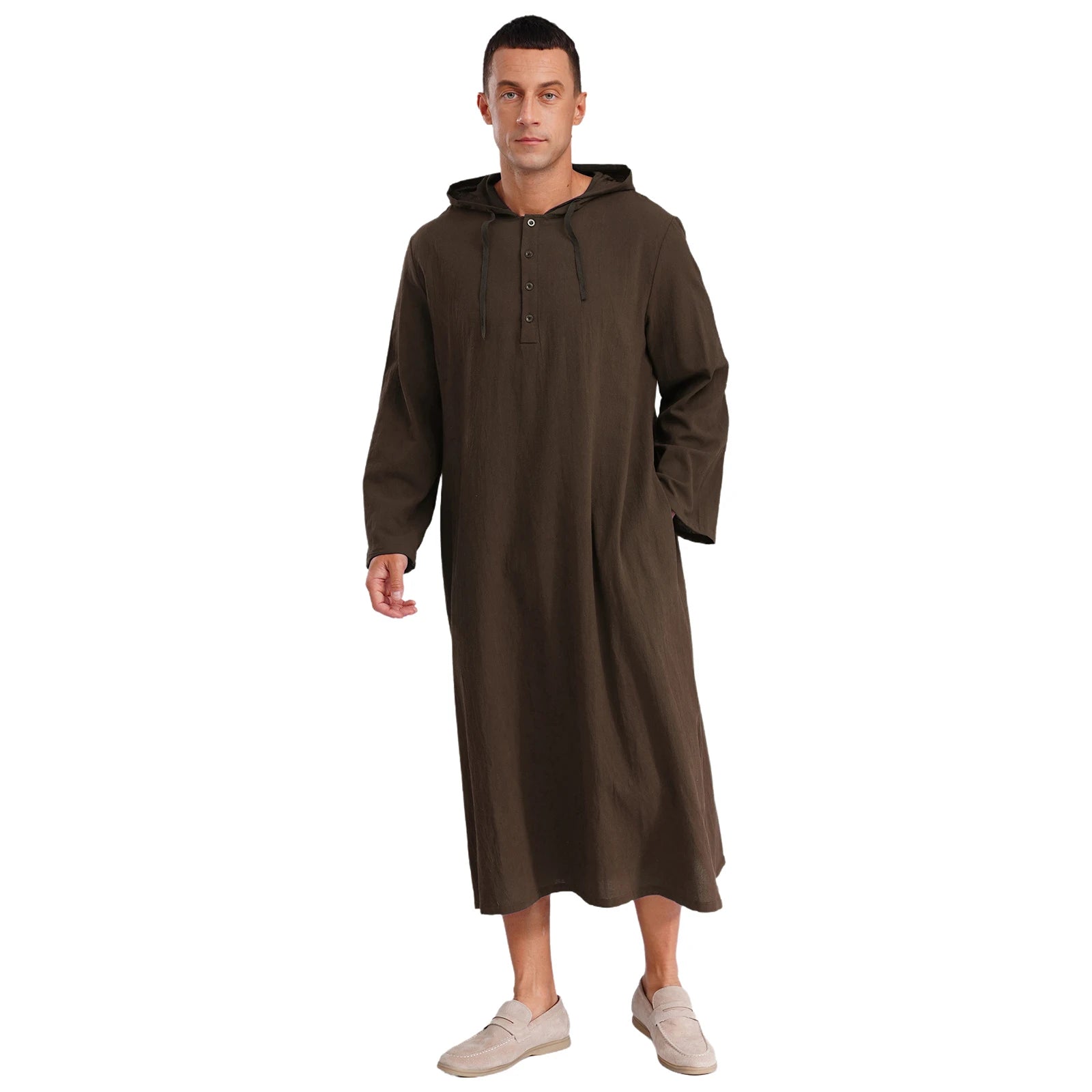 Islamic Kaftan Muslim Jubba Arabic  Thobe Men&