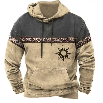 Hoodies For Men Y2k Golf Camping Casual cowboy Long Sleeve Autumn Fashion Sweatshirts 3d Printed Hooded Holiday Loose Oversized
