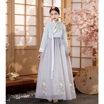 Hanbok for Women Korean Traditional Costume Minority Palace Performance Court Clothes Asian Ancient Costumes Party Hanbok Dress