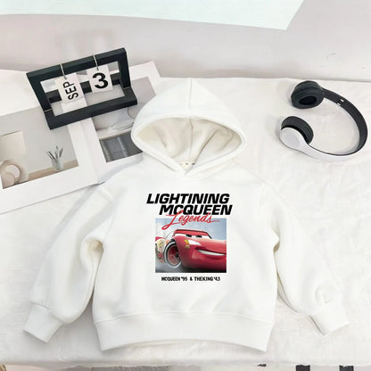 Hoodies For Kids Clothing Spring New Style Cartoon Car Fashion Sweatshirts Tops Hooded Long Sleeved Children&