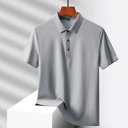 2025 new Polo T shirt for Men White Casual Short Sleeve Golf Polo Shirts Homme New Summer Clothes High Quality Ropa Hombre