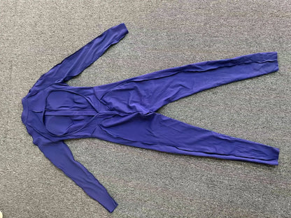 Yoga Suit Gym Set Women Training Sportswear Fitness Long Sleeved Sports Jumpsuit Women Push Up Female Workout Clothes Bodysuits