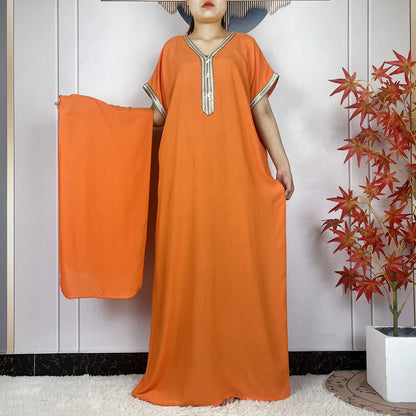 New Summer Kaftan Abaya 2023 African Dresses for Women Traditional Clothing Islam Prayer Attire Turkey Muslim Loose Robe Ramadan