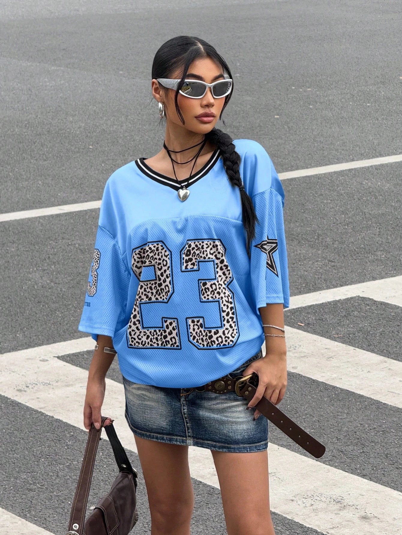 2025 New Sports Jersey Women Printed T-Shirt NO.23 Basketball Jerseys Streetwear Couple Same Style Oversized Men Woman Clothing