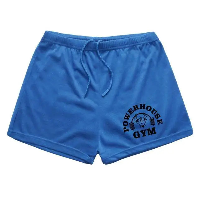 Quick Dry Running Shorts Men Solid Sports Clothing Fitness Bodybuilding Short Pants Sport Homme Gym Training Beach Shorts Length