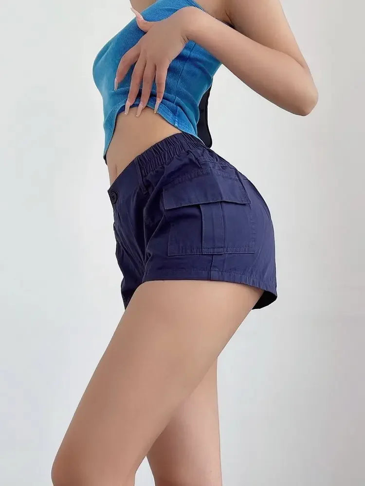 Short Pants Woman High Waist Shorts for Women Cotton Harajuku Fashion Summer Youthful Wholesale XL Elegant Classic Stretchy Hot