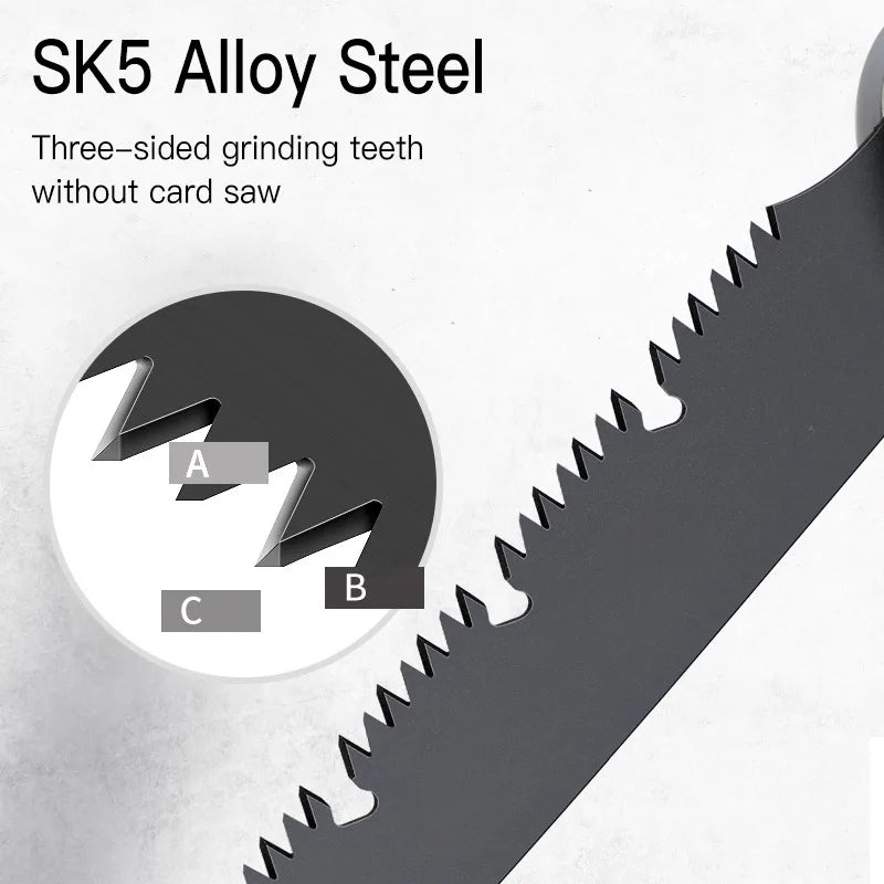 Woodworking Folding hacksaw Cutting Wood Sharp Camping Garden Prunch Saw Tree Chopper