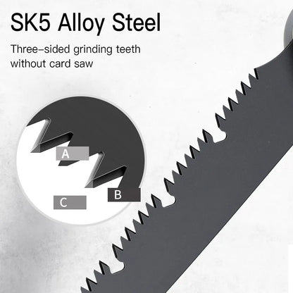 Woodworking Folding hacksaw Cutting Wood Sharp Camping Garden Prunch Saw Tree Chopper
