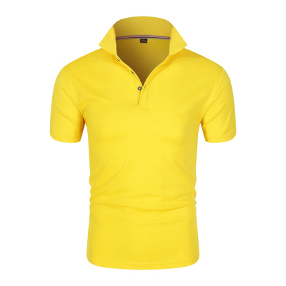 2025 new Polo T shirt for Men White Casual Short Sleeve Golf Polo Shirts Homme New Summer Clothes High Quality Ropa Hombre