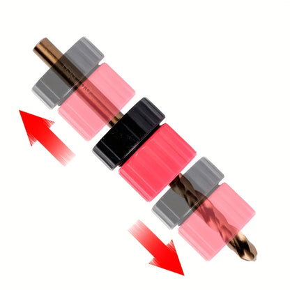 3-Piece Drill Depth Stop Set | 3-13mm Adjustable Plastic Limit Rings for Woodworking | Precision Hole Drilling Guide