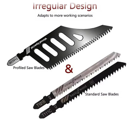 20/1PCS Jigsaw Blades Heavy Duty T-Shank Wood Aluminum Cutting Coarse Teeth Precision Tight Spaces Tools Replaceable Cut Tools