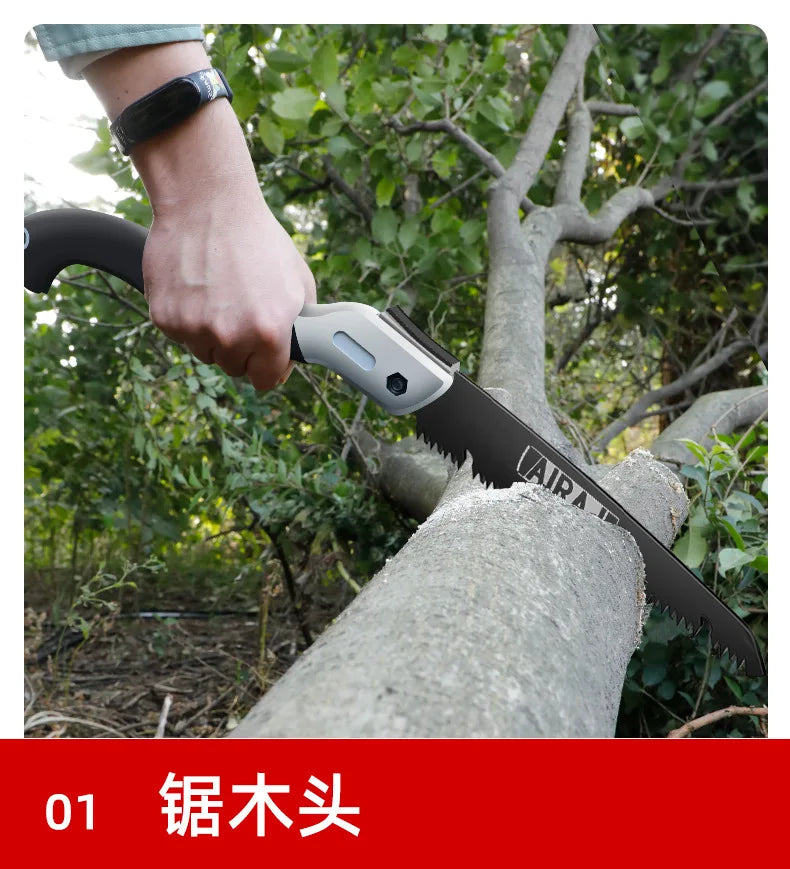 Small portable household manual wood saw special saw blade for gardening tools used to trim trees and branches