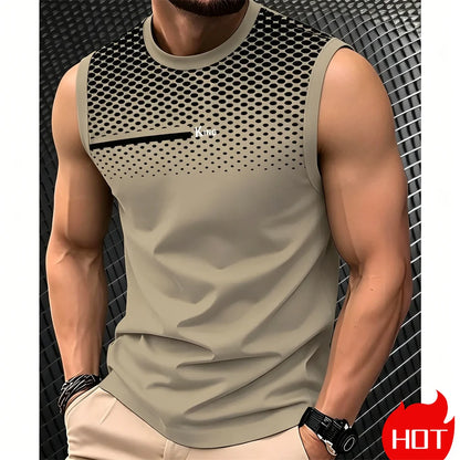 sleeveless T-shirt for man Summer tank tops Fashion Men&