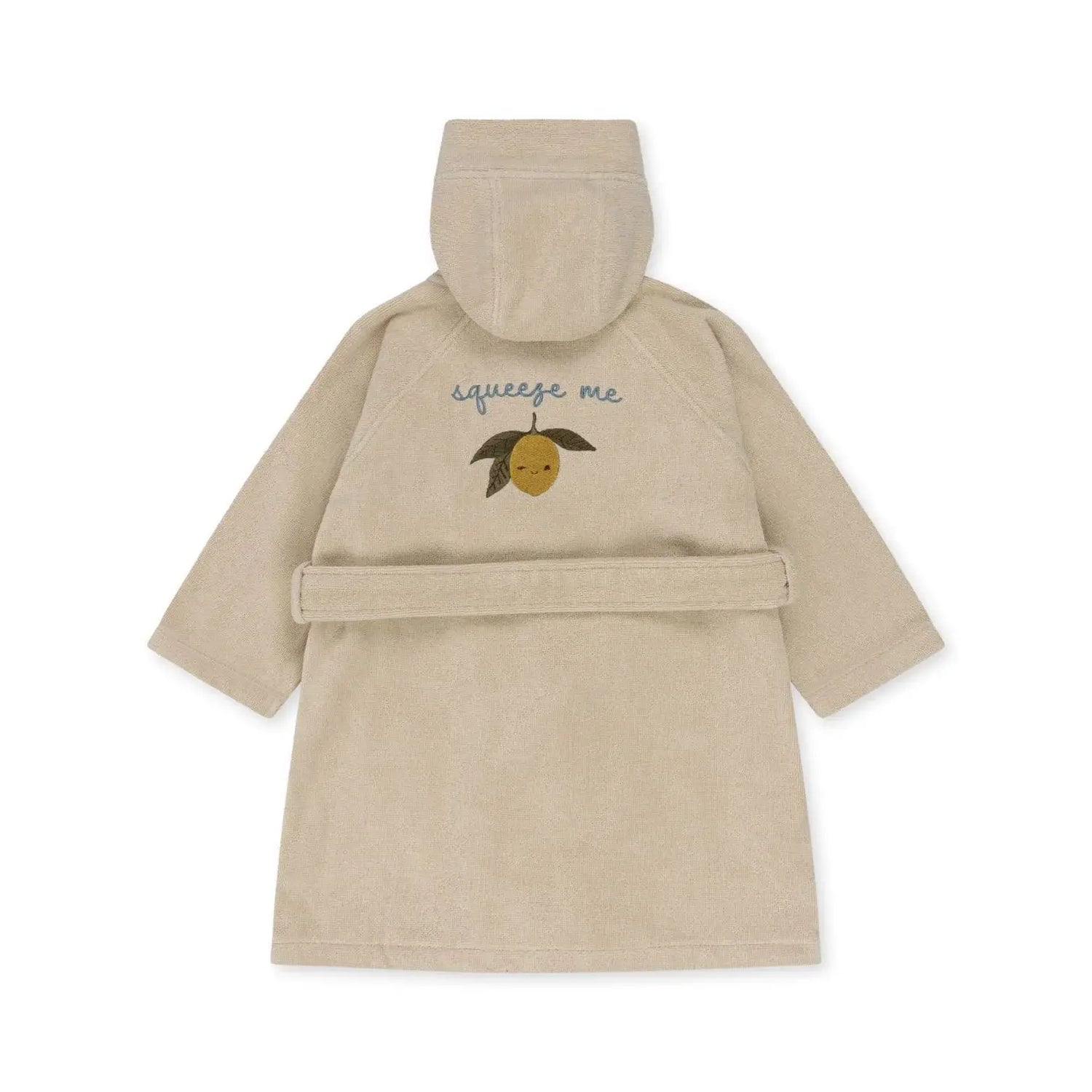 2024 KS Kids Cute Lemon Bathrobe Boys Girl Pajamas Toddler Clothing Children Soft Bath Robe Nightgown Teenager Towels 1-12 Years